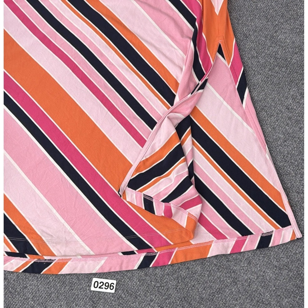 Lands' End Dress Womens Medium Striped Maxi Tank Jersey Summer Travel Casual - Picture 8 of 11